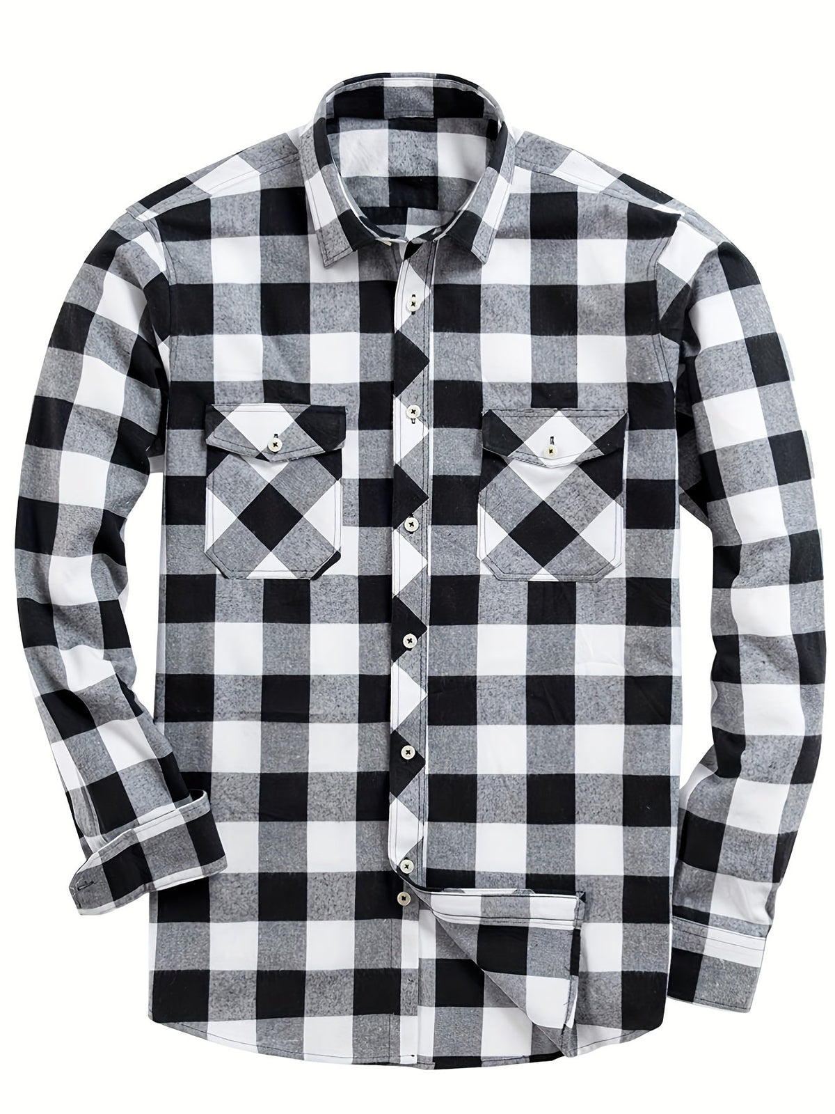 Miles classic checked flannel shirt, colourway 5
