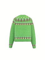 Esme | Nordic Patterned Cardigan