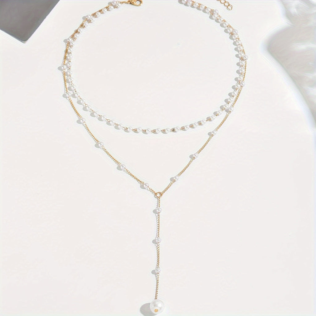 Mylah | Collana con perle a strati