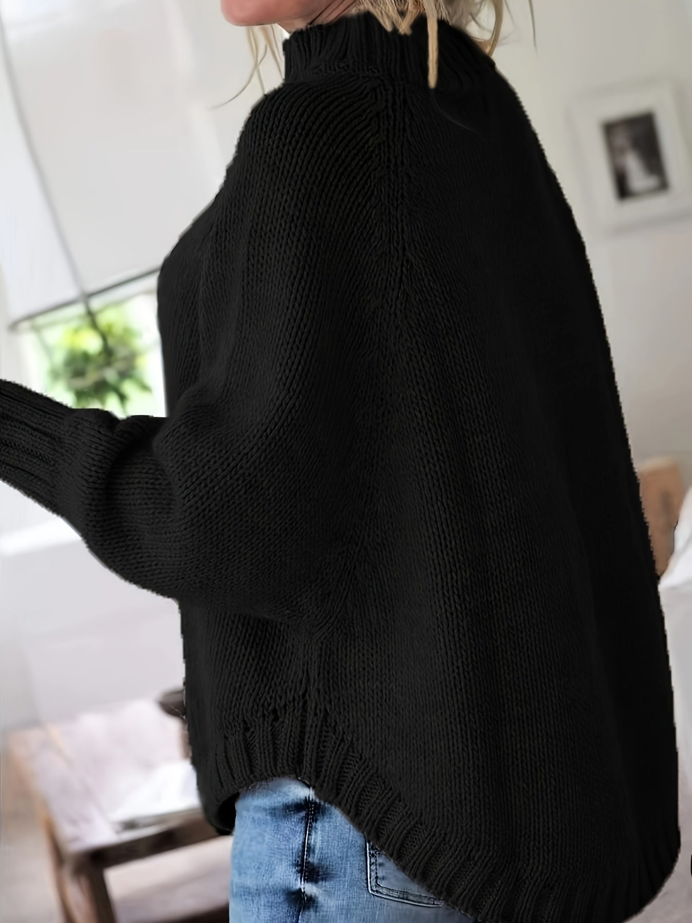 Corinne | Cozy High-Neck Cable-Knit Sweater
