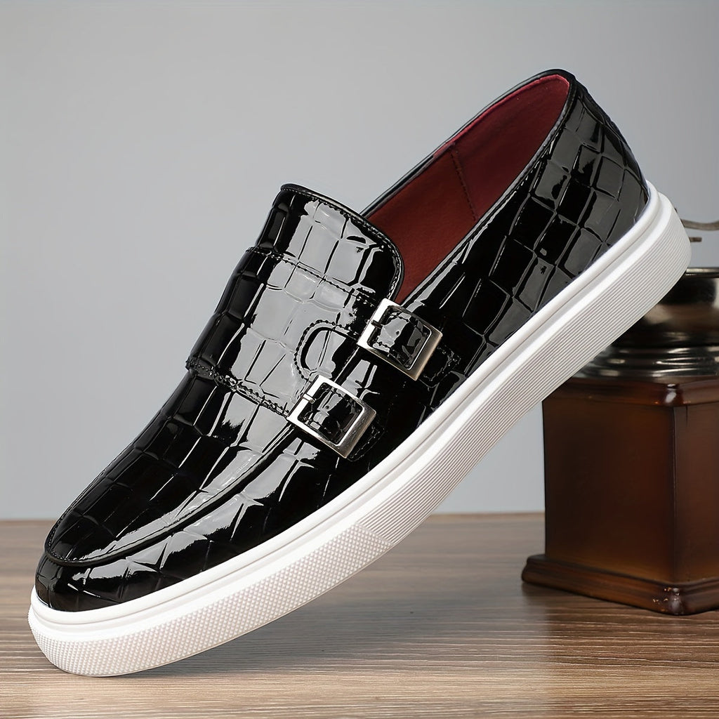 Xavier | Textured Slip-On Loafers