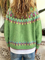 Esme | Nordic Patterned Cardigan
