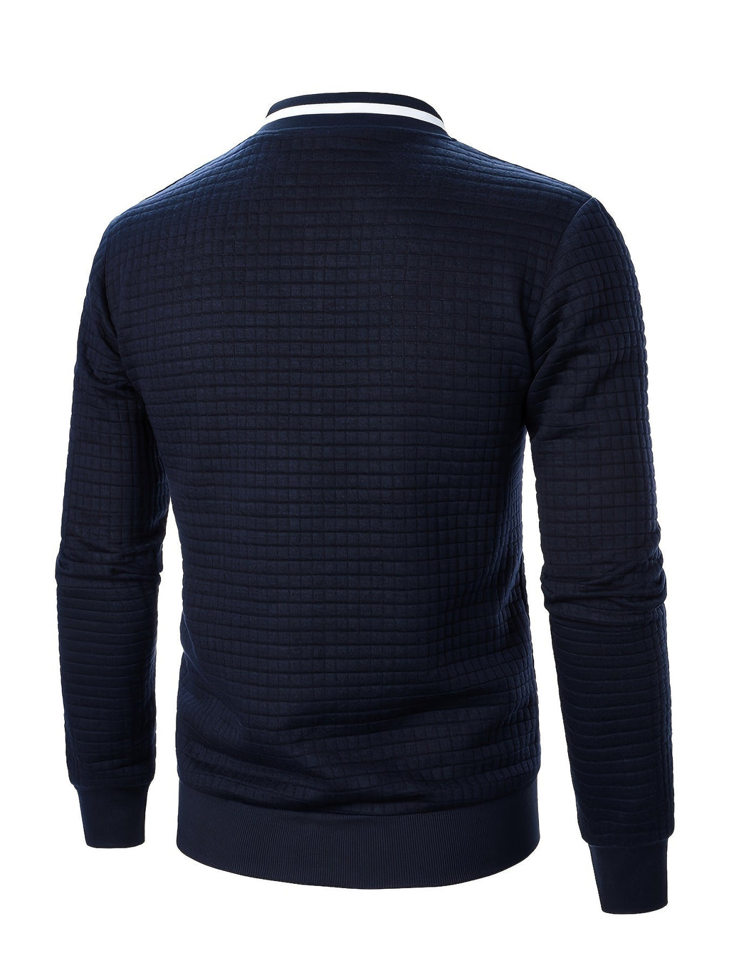 Raymond | Textured Zip-Up Bomber Jacket