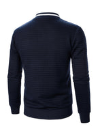 Raymond | Textured Zip-Up Bomber Jacket