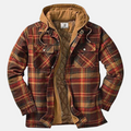 Rhett | Rugged Hooded Plaid Jacket