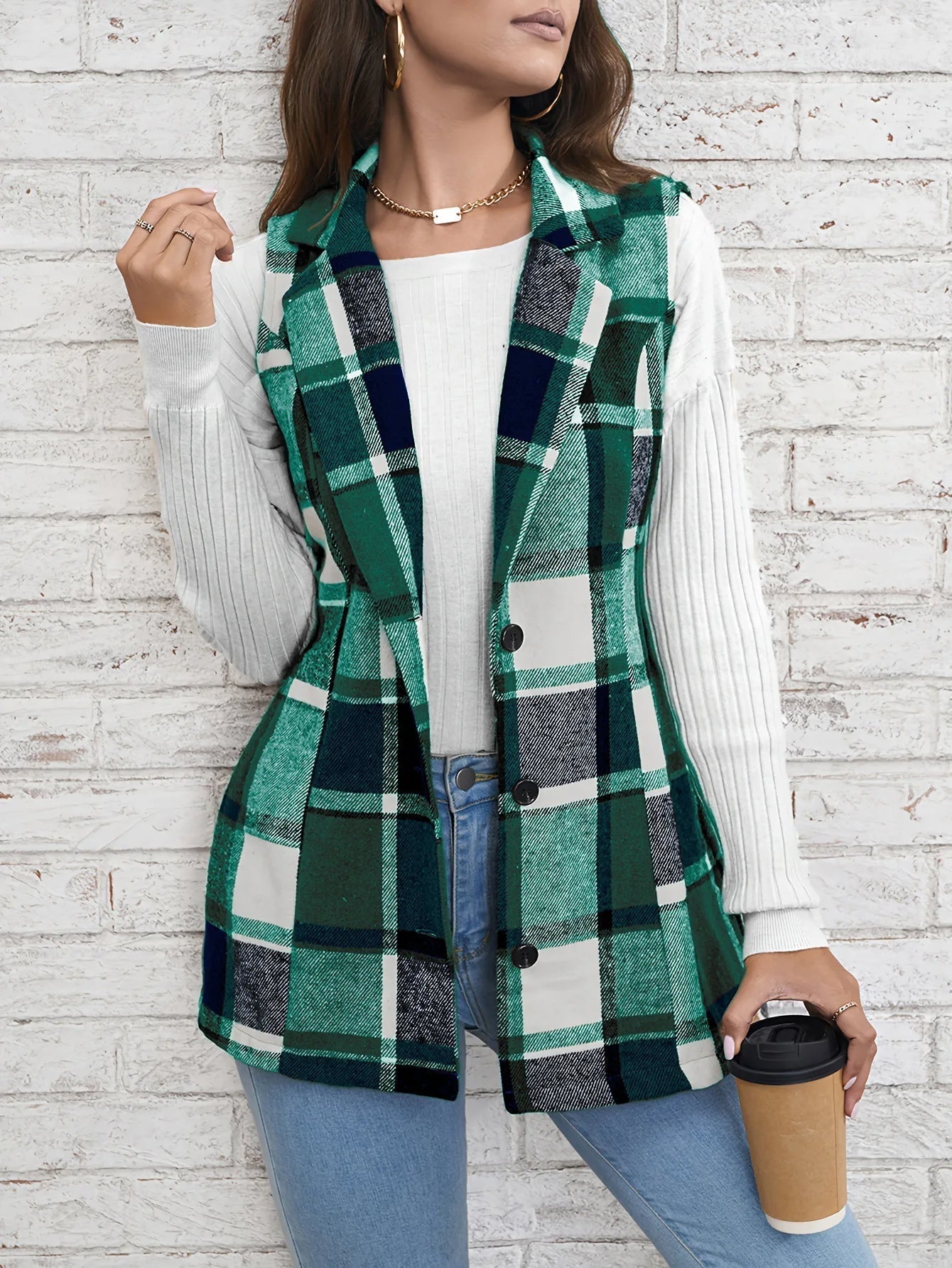 Camden | Wool Plaid Vest
