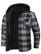Desmond | Hooded Check Shirt Jacket