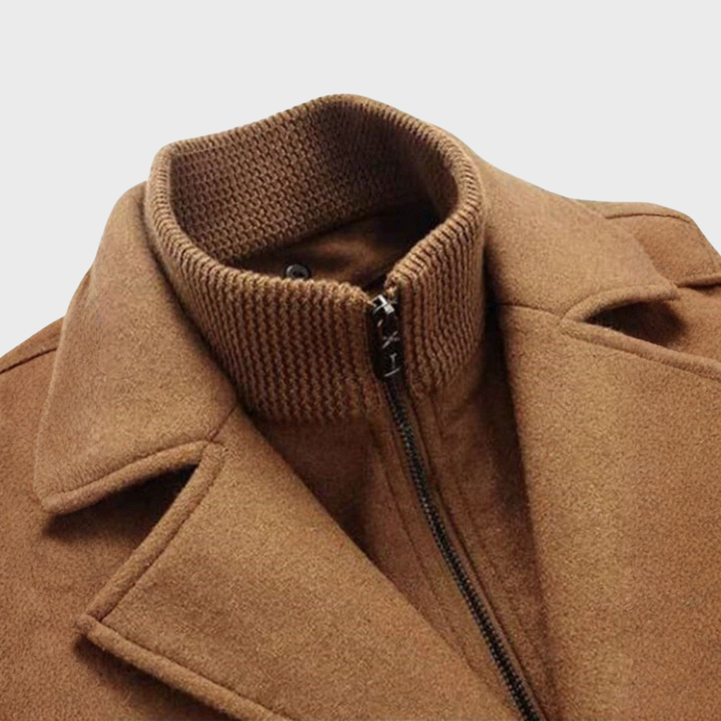 Andre | Classic Wool Peacoat
