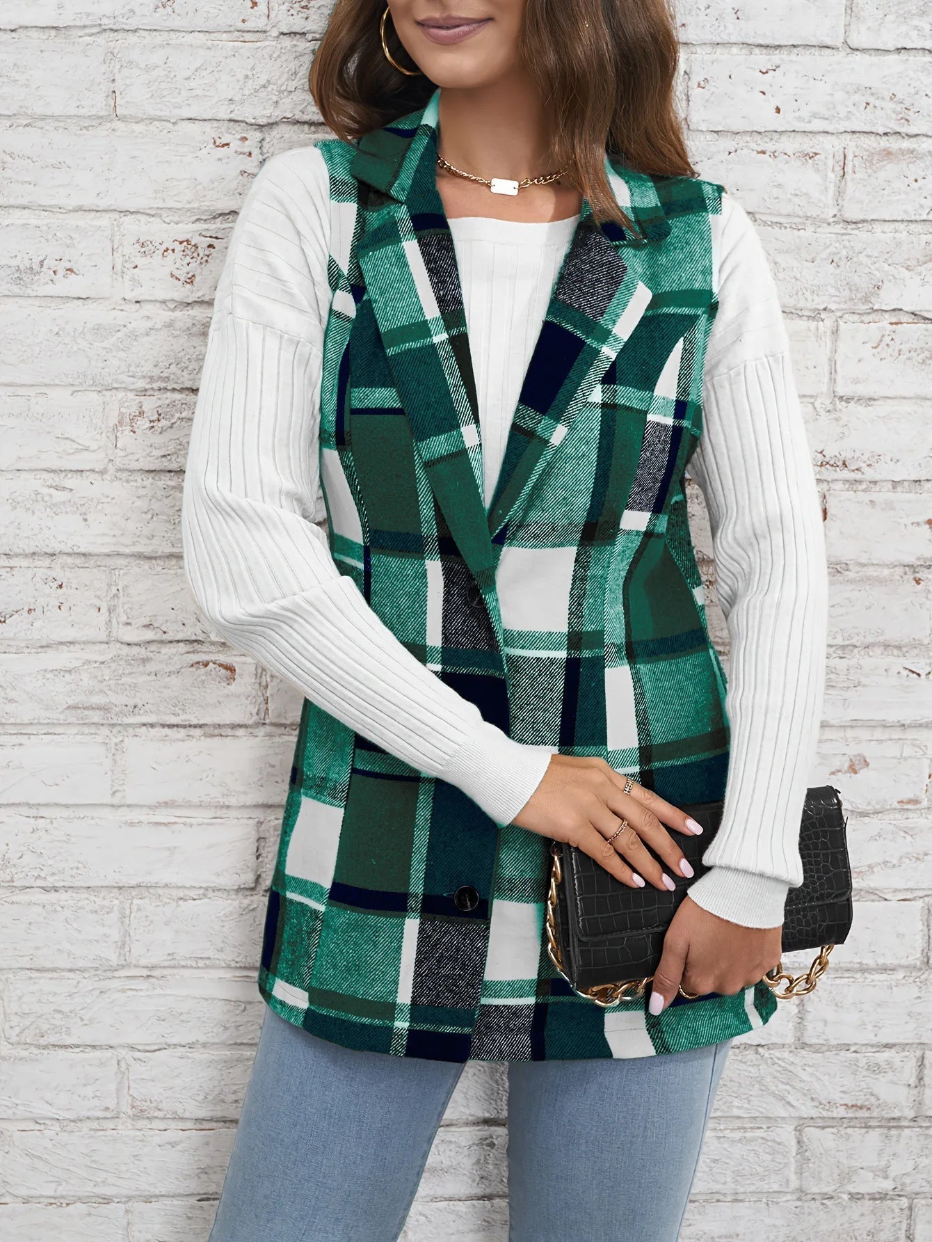 Camden | Wool Plaid Vest