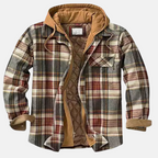 Rhett | Rugged Hooded Plaid Jacket