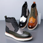 Lawrence | Refined Wingtip Ankle Boots