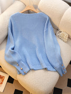 Verity | Ribbed V-Neck Sweater