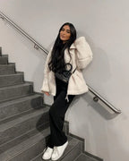 Women's Teddy Coat, Open Front, Relaxed Fit, Ultra-Soft Pile