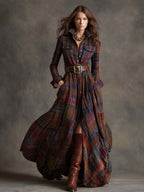 Lauren | Classic Belted Button-Up Shirt Dress