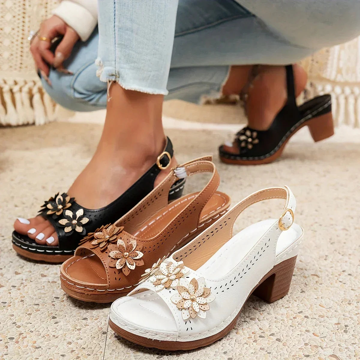 Hailey | Stylish Comfortable Block Heels
