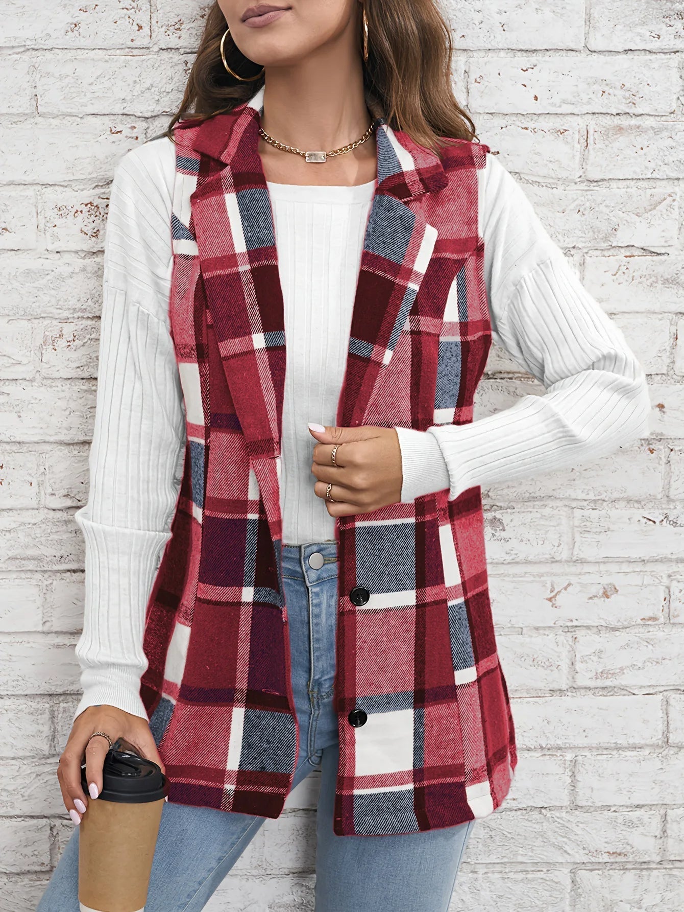 Camden | Wool Plaid Vest