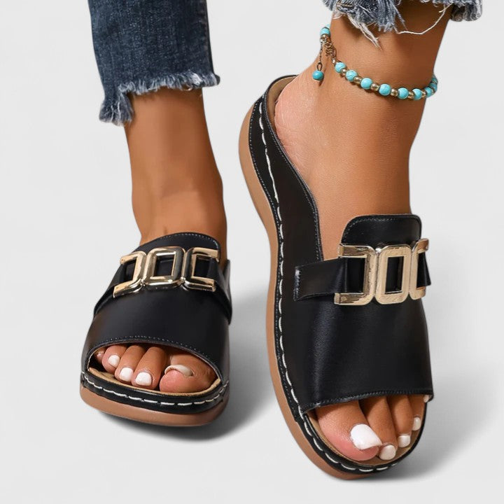 Sienna | Comfortable Orthopedic Buckle Sandal