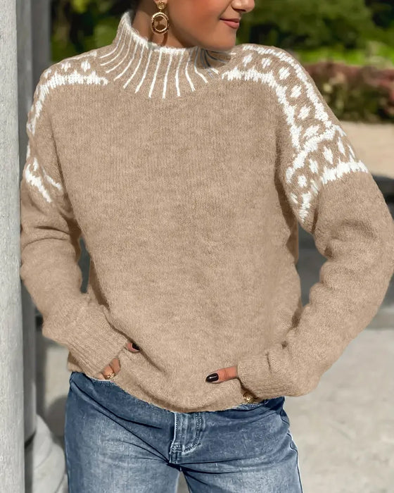 Aurelia | Cozy Patterned Sweater