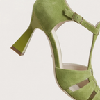 Rebecca | Classic Close Toe Strap Heels