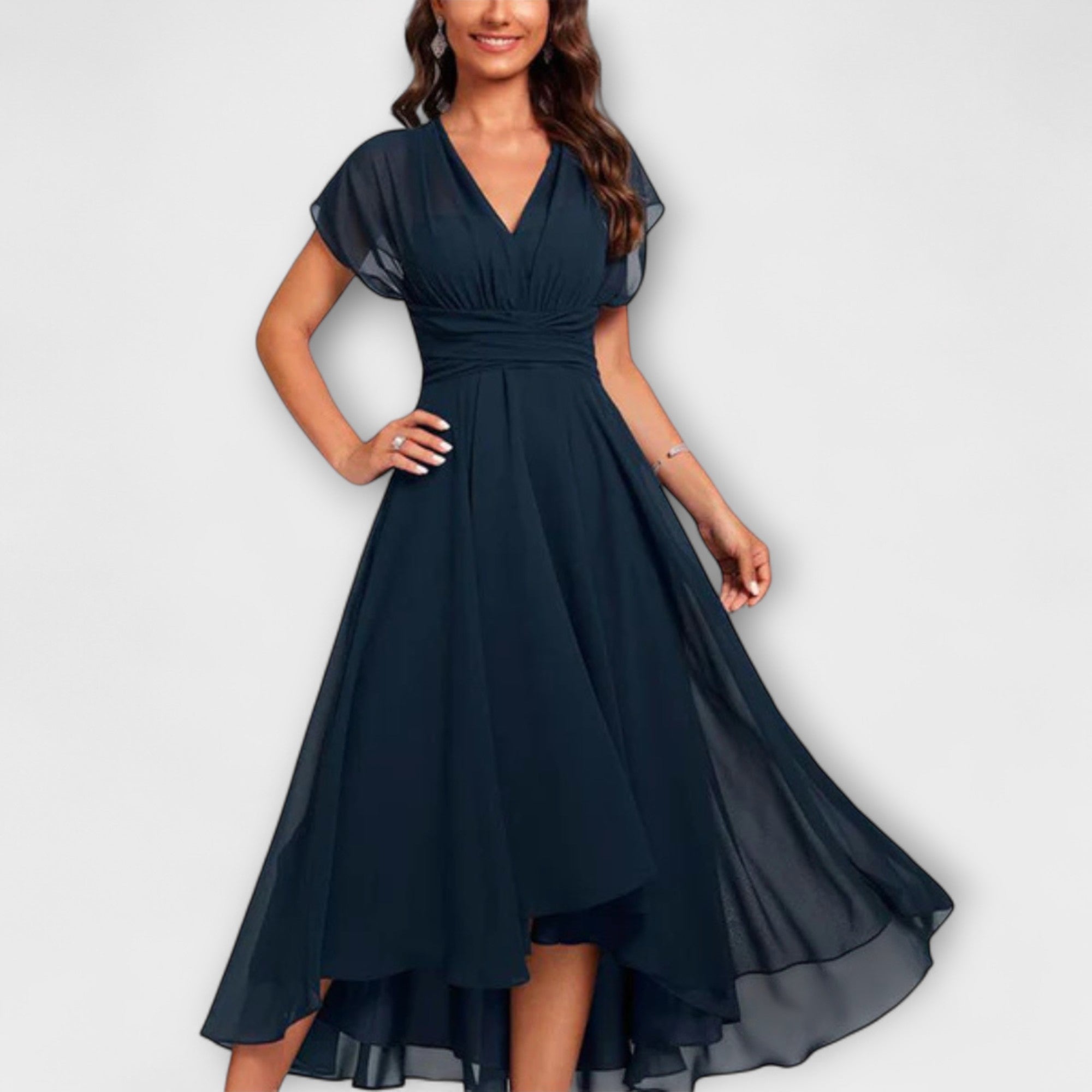 Catalina | Flowing V-Neck Dress