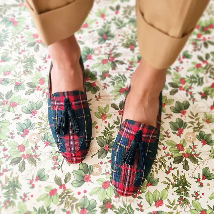 Addison | Scottish Fringes Chic Loafer