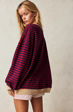 Paula | Striped Round-Neck Pullover