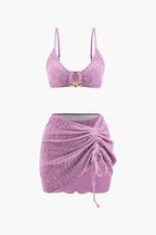 Nena | Velvet Bikini And Sarong