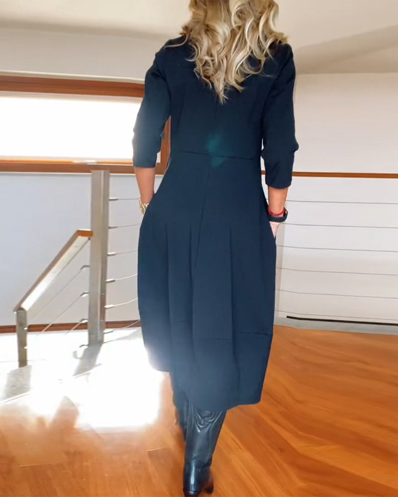 Inès - Elegant and Comfortable Vintage Maxi Dress