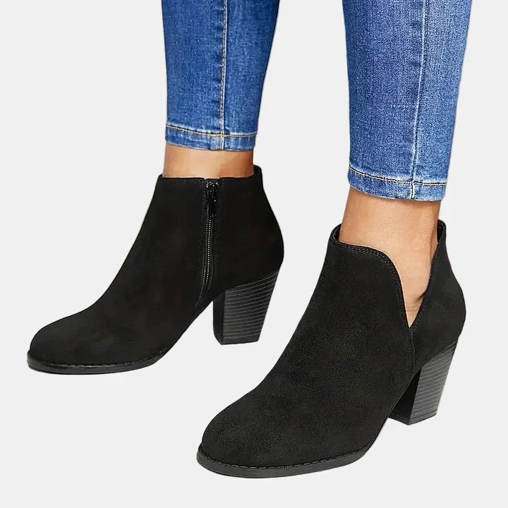 Manon | Block Heel Ankle Boots
