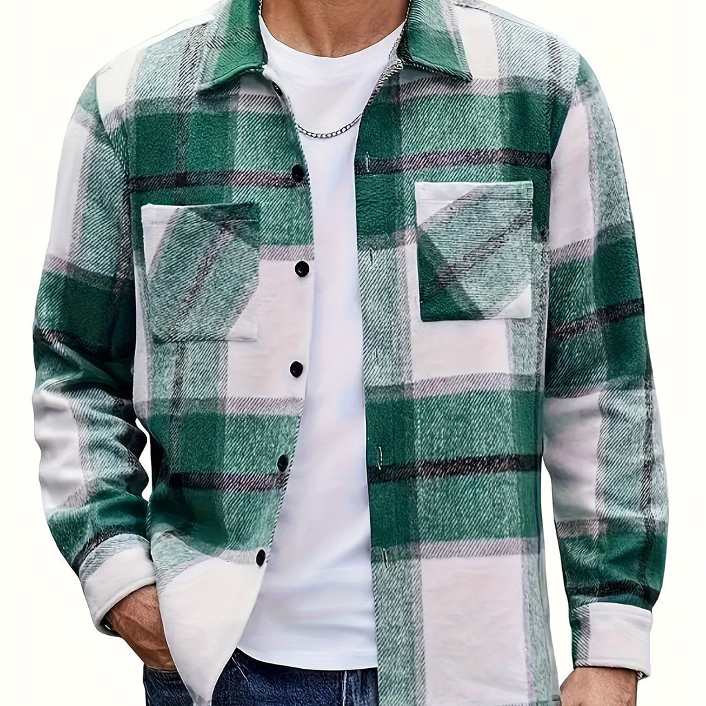 Corbin rugged check overshirt