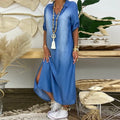 LEA | Long Denim-Style Dress