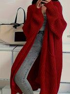Sophie Longline Cardigan – side view