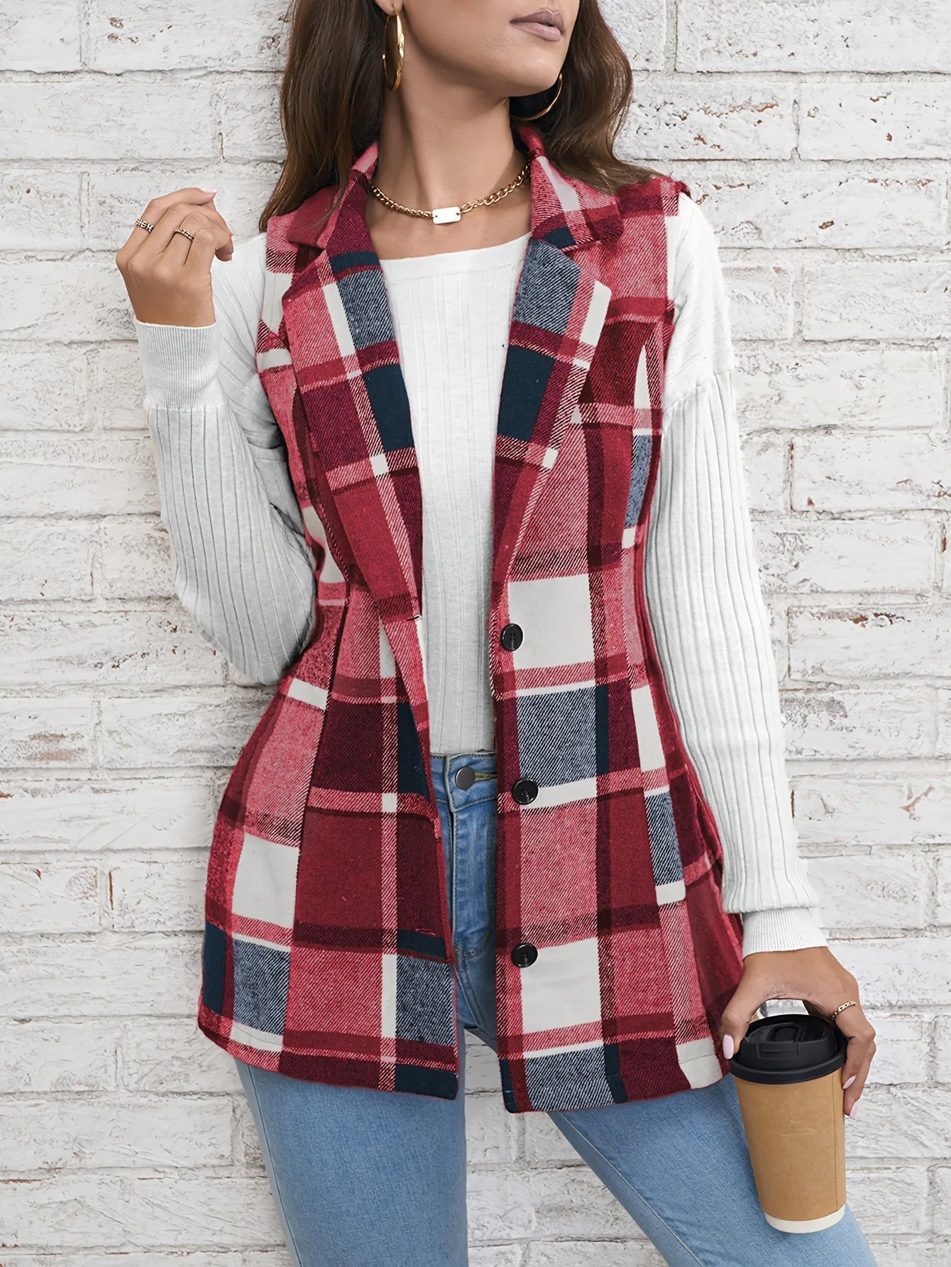 Camden | Wool Plaid Vest