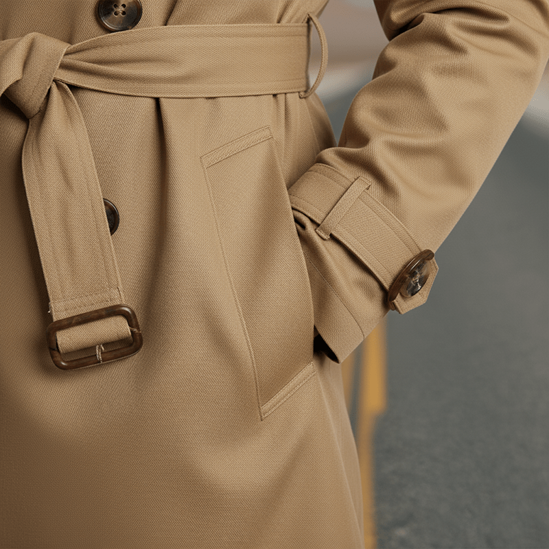 Benjamin | Twill Cotton Trench Coat