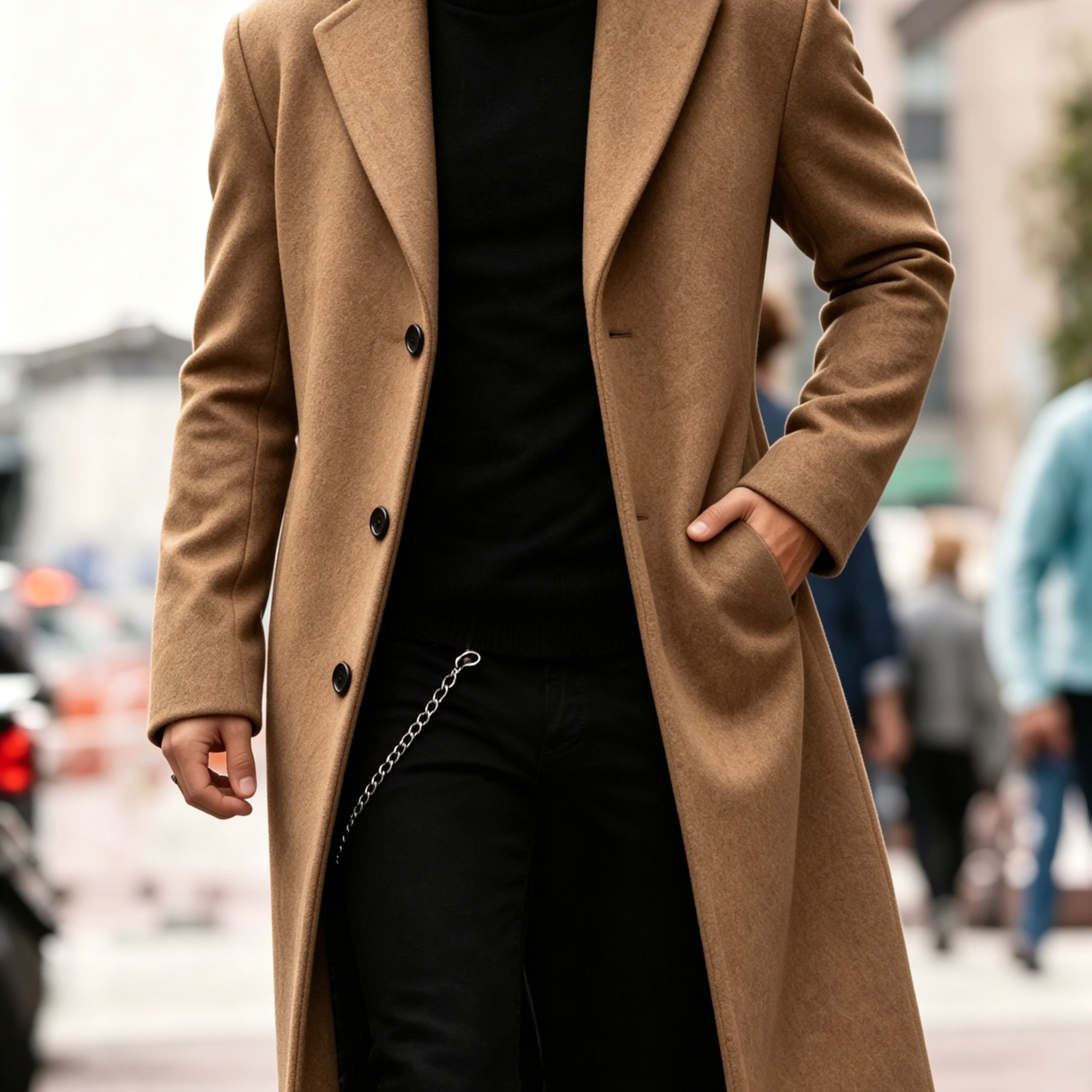 Chandler | Refined Long Trench Coat