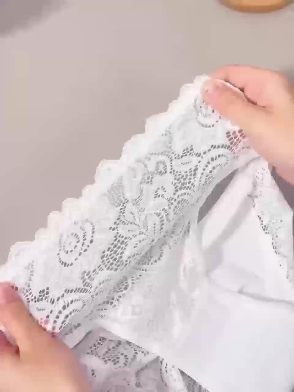 Kelmira - Pack of 10 Elegant Breathable Lace Panties