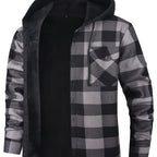 Desmond | Hooded Check Shirt Jacket