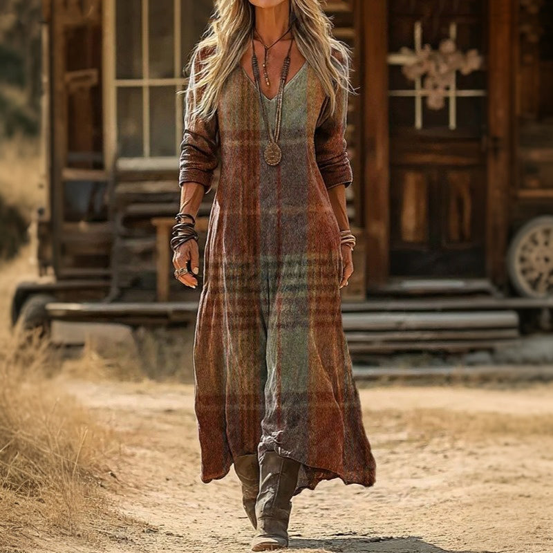 Patricia | Vintage-Inspired Long Sleeve Casual Dress