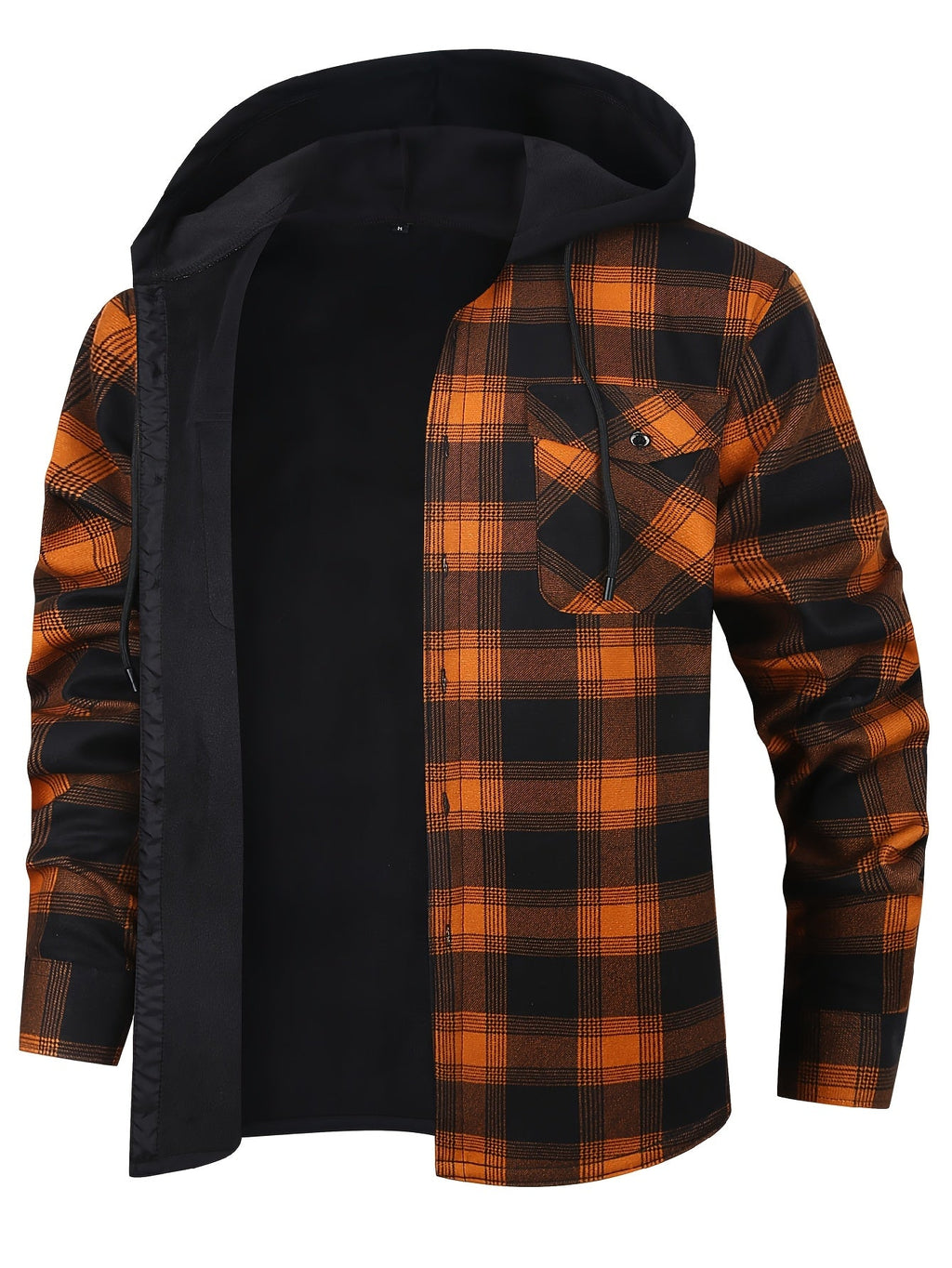 Desmond | Hooded Check Shirt Jacket