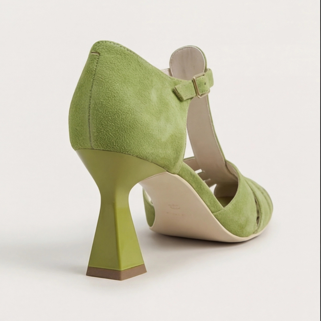 Rebecca | Classic Close Toe Strap Heels