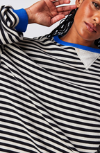Paula | Striped Round-Neck Pullover
