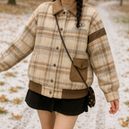 Dawson Checkered Blazer – front view