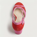 Joanna | Modern Closed Toe T-Strap Heels