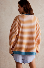 Paula | Striped Round-Neck Pullover