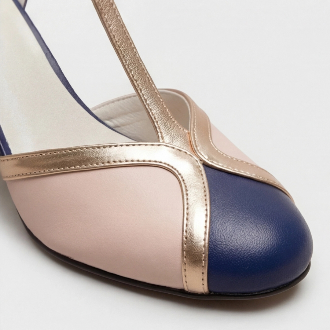 Veronica | Classic T-Strap Closed Toe Heel