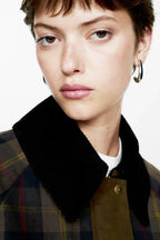Tessa plaid jacket, side