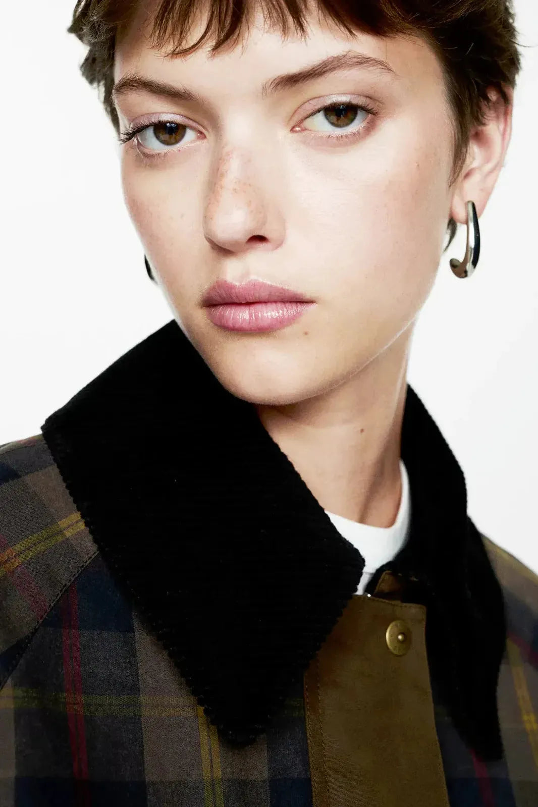 Tessa plaid jacket, side