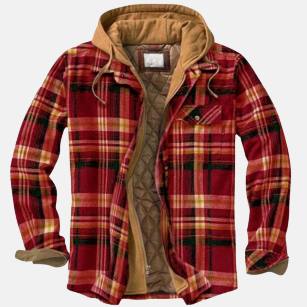 Rhett | Rugged Hooded Plaid Jacket