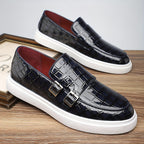 Xavier | Textured Slip-On Loafers