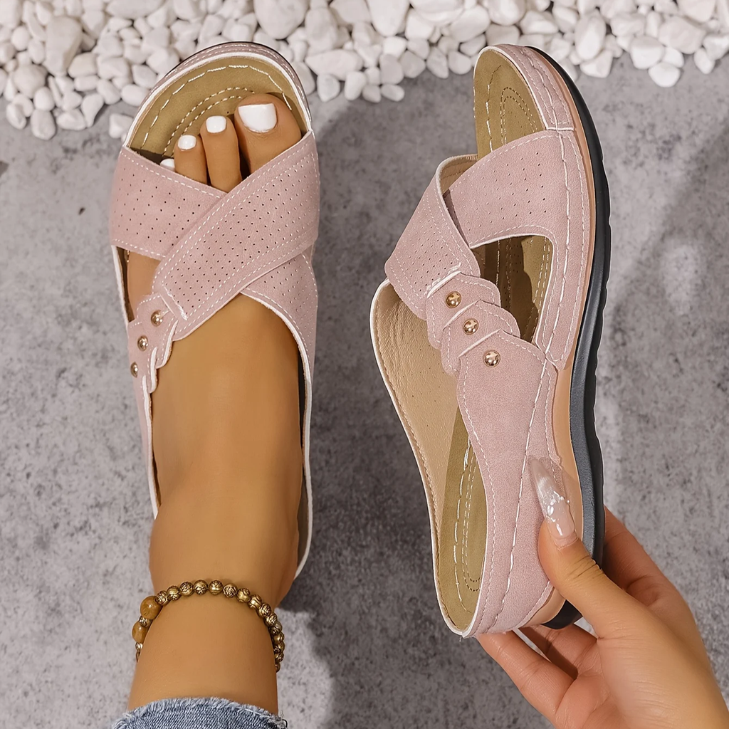 Charlotte | Premium Orthopedic Wedge Sandal